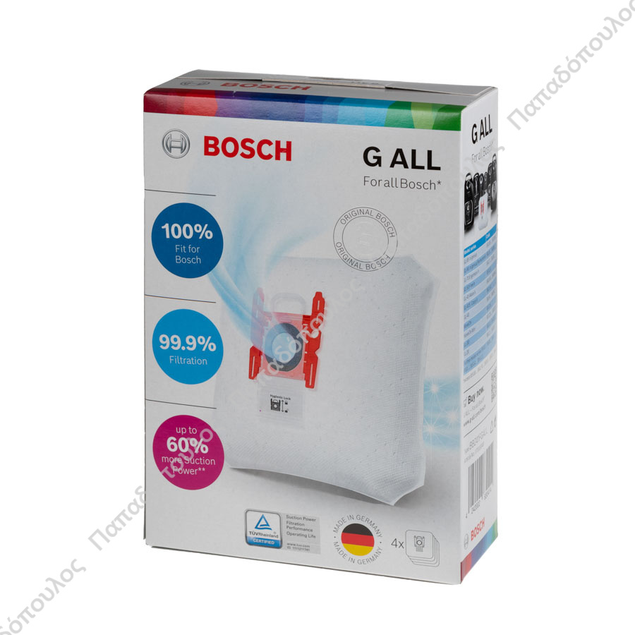 Σακούλες Ηλεκτρικής Σκούπας Bosch G ALL Original